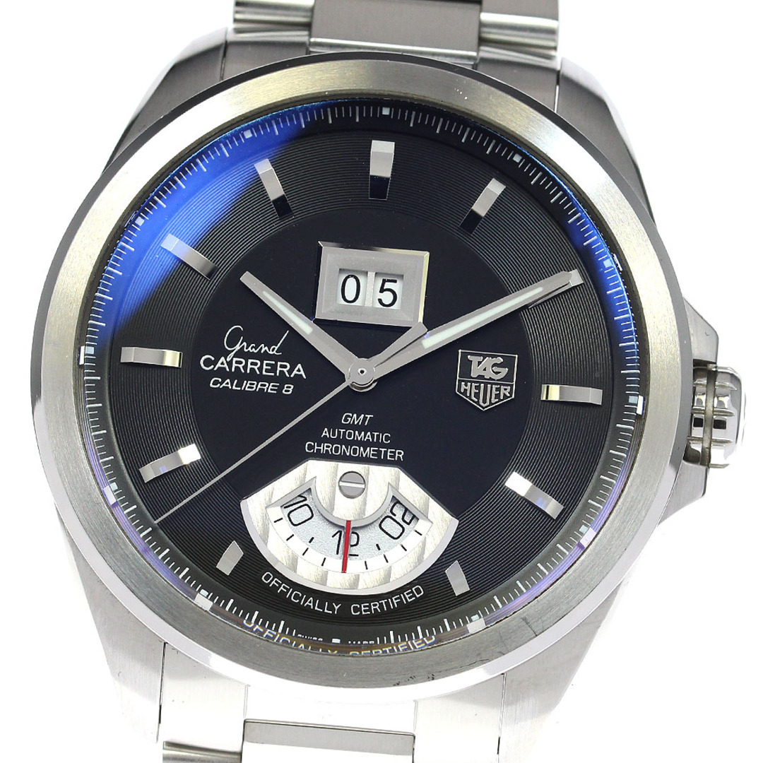 TAG Heuer(タグホイヤー)のタグホイヤー TAG HEUER WAV5111 グランドカレラ キャリバー8 GMT 自動巻き メンズ 箱付き_805075 メンズの時計(腕時計(アナログ))の商品写真