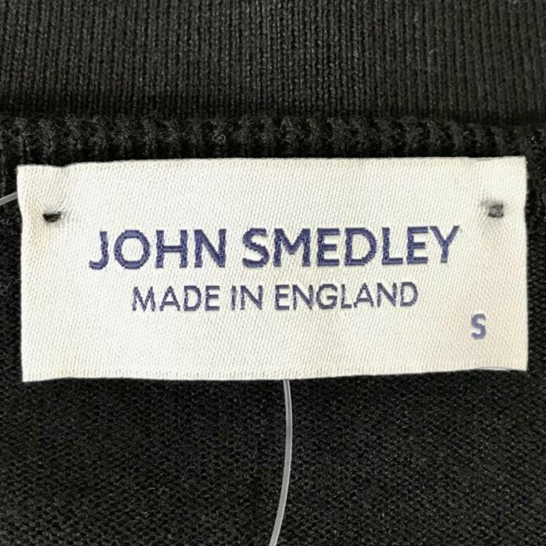 JOHN SMEDLEY(ジョンスメドレー)のJOHN SMEDLEY(ジョンスメドレー) カーディガン サイズS レディース - 黒 長袖 綿 レディースのトップス(カーディガン)の商品写真