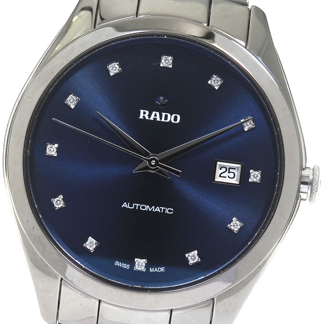 RADO(ラドー)のラドー RADO 763.0254.3.001 ハイパークローム 12Pダイヤモンド 自動巻き メンズ 良品 _817525 メンズの時計(腕時計(アナログ))の商品写真