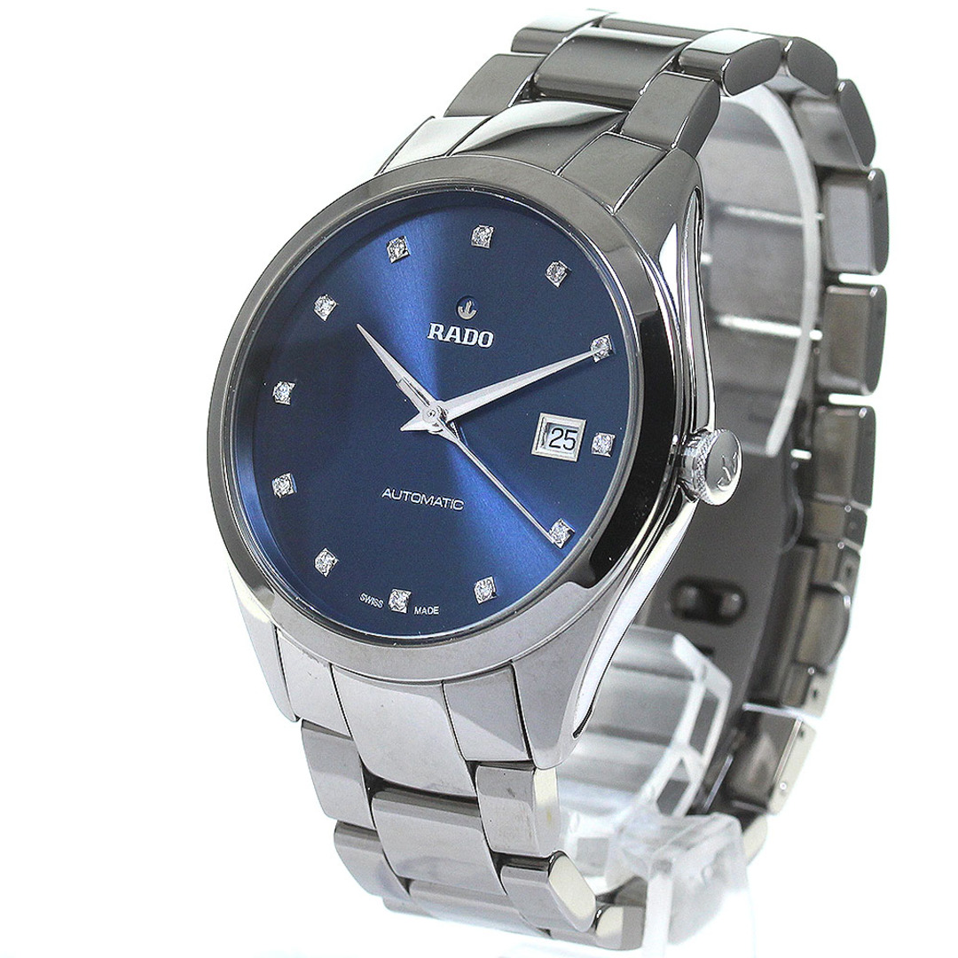 RADO(ラドー)のラドー RADO 763.0254.3.001 ハイパークローム 12Pダイヤモンド 自動巻き メンズ 良品 _817525 メンズの時計(腕時計(アナログ))の商品写真