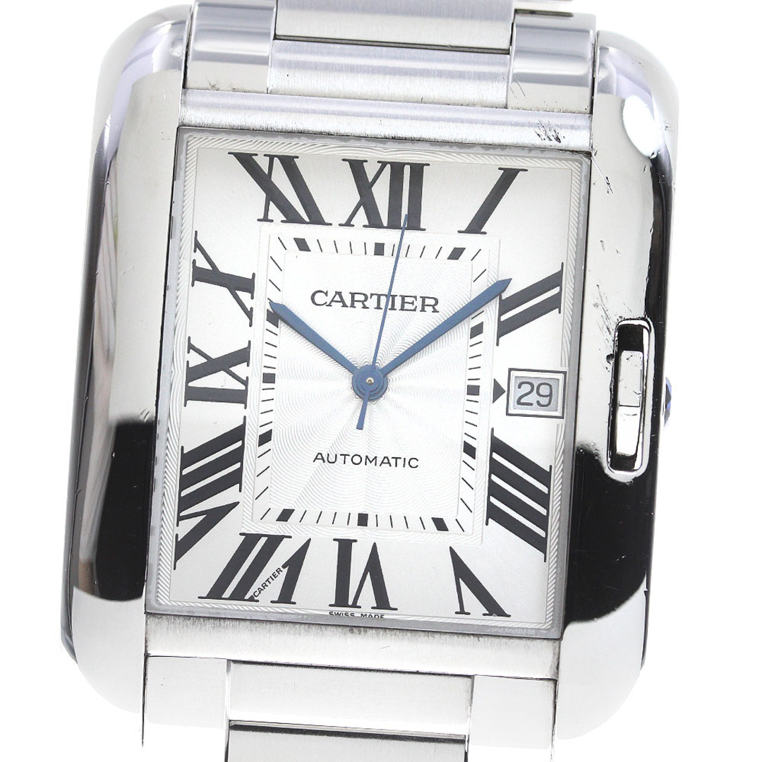 Cartier(カルティエ)のカルティエ CARTIER W5310008 タンクアングレーズ XL デイト 自動巻き メンズ _815815 メンズの時計(腕時計(アナログ))の商品写真