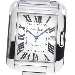 カルティエ(Cartier)のカルティエ CARTIER W5310008 タンクアングレーズ XL デイト 自動巻き メンズ _815815(腕時計(アナログ))