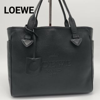 ロエベ(LOEWE)の未使用に近い✨ロエベ　トートバッグ　レザー　ブラック　黒(トートバッグ)