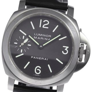 パネライ(PANERAI)のパネライ PANERAI PAM00061 ルミノール マリーナ スモールセコンド 手巻き メンズ 箱・保証書付き_811135(腕時計(アナログ))