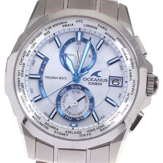 カシオ(CASIO)のカシオ CASIO OCW-S2000PW-7AJF オシアナス マンタ ソーラー電波 メンズ 箱・保証書付き_815600(腕時計(アナログ))