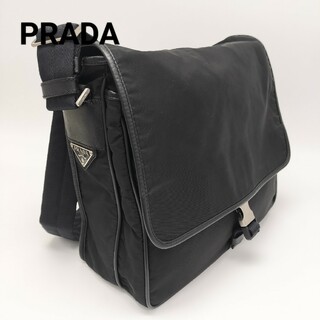 プラダ(PRADA)の極美品✨プラダ　ショルダーバッグ　ブラック　黒(ショルダーバッグ)