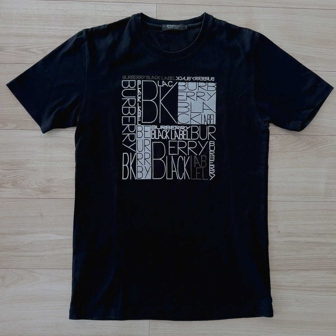 BURBERRY BLACK LABEL(バーバリーブラックレーベル)のBURBERRY BLACK LABEL 半袖 Tシャツ　黒 メンズのトップス(Tシャツ/カットソー(半袖/袖なし))の商品写真