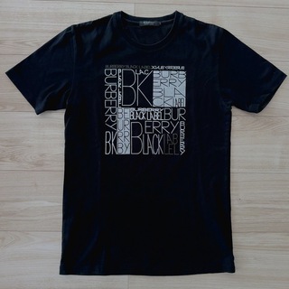 BURBERRY BLACK LABEL - BURBERRY BLACK LABEL 半袖 Tシャツ　黒