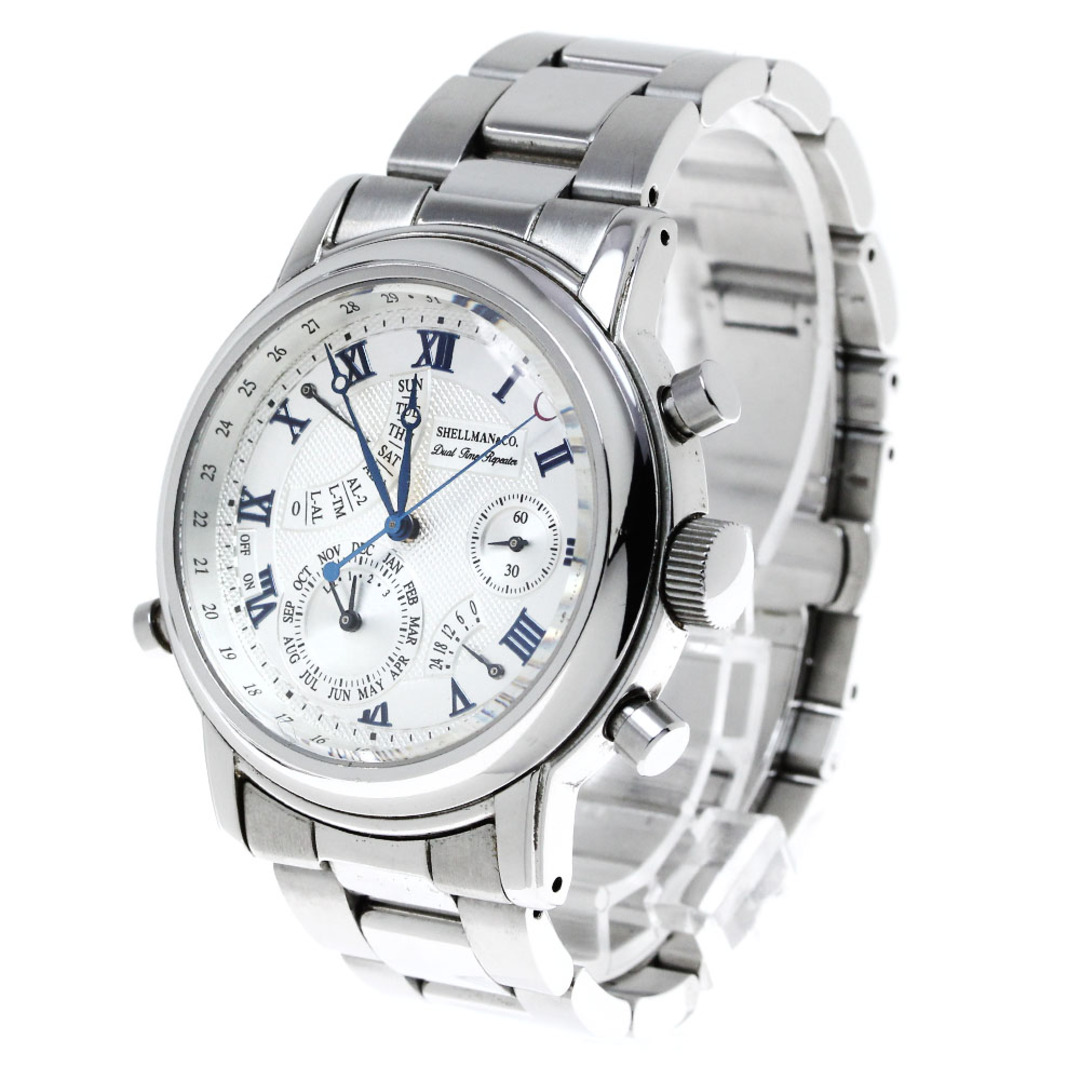 シェルマン Shellman 6760-T017851 デュアルタイムリピーター トリプルカレンダー クォーツ メンズ 箱・保証書付き_814754 メンズの時計(腕時計(アナログ))の商品写真