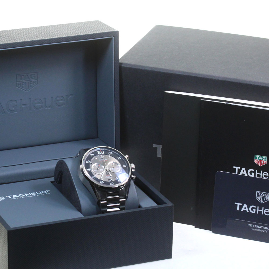 TAG Heuer(タグホイヤー)のタグホイヤー TAG HEUER CAR2B10 カレラ キャリバー36 フライバック クロノグラフ 自動巻き メンズ 良品 箱・保証書付き_817085 メンズの時計(腕時計(アナログ))の商品写真