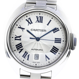 カルティエ(Cartier)のカルティエ CARTIER WSCL0007 クレ ドゥ カルティエ デイト 自動巻き メンズ 良品 _816577(腕時計(アナログ))