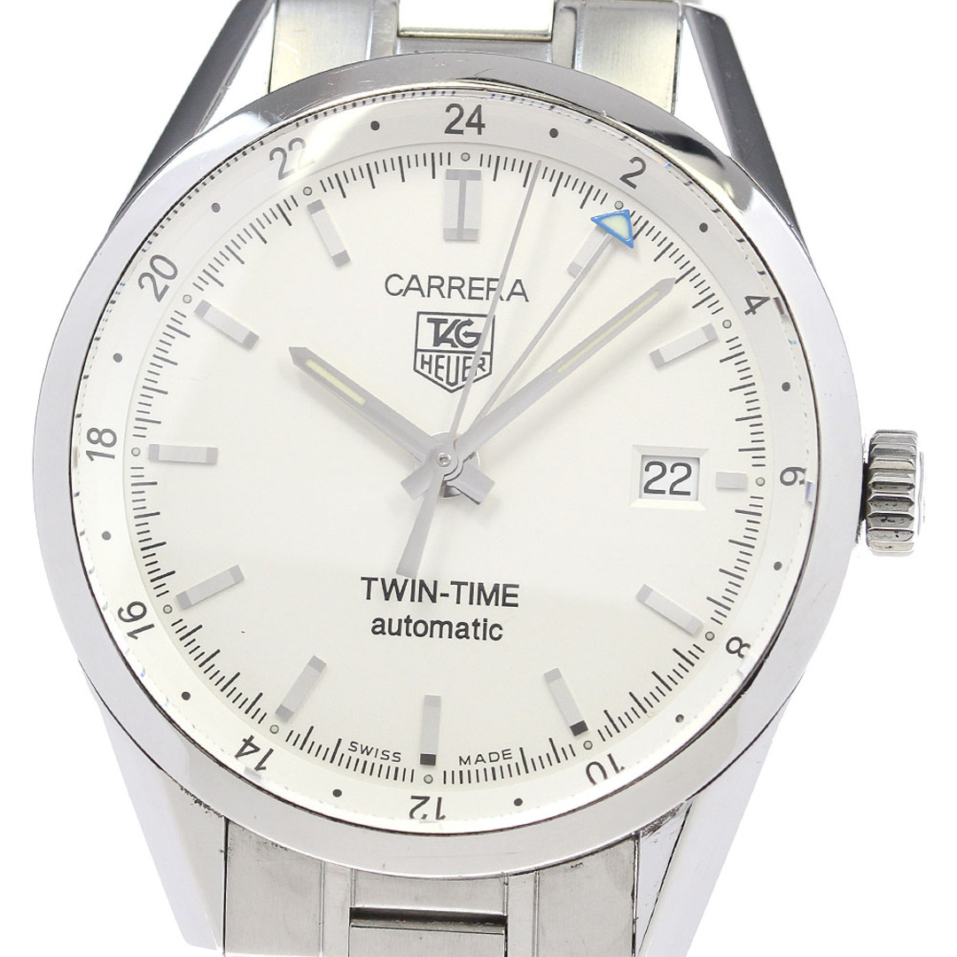 TAG Heuer(タグホイヤー)のタグホイヤー TAG HEUER WV2116.FC6181 カレラ ツインタイム デイト GMT 自動巻き メンズ 保証書付き_803380 メンズの時計(腕時計(アナログ))の商品写真