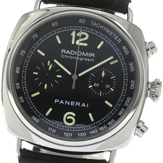 パネライ(PANERAI)のパネライ PANERAI PAM00288 ラジオミール クロノグラフ 自動巻き メンズ 箱付き_815151(腕時計(アナログ))