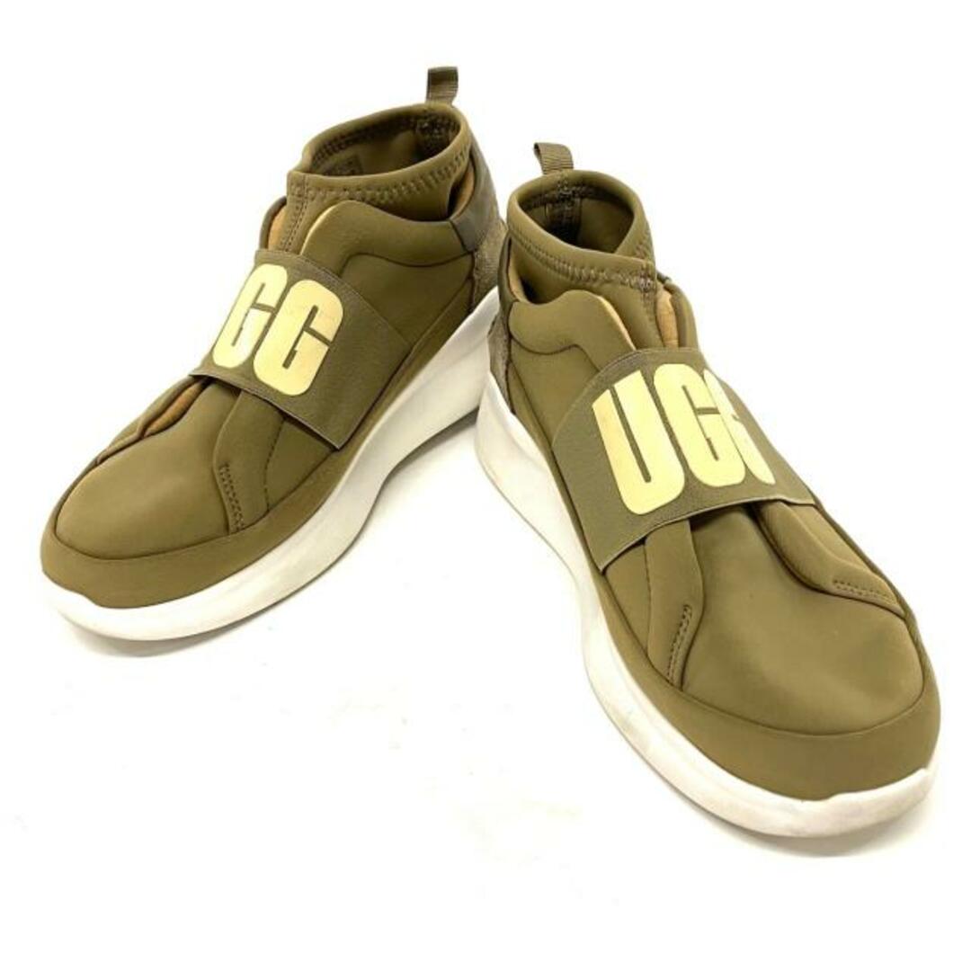 UGG(アグ)のUGG(アグ) スニーカー レディース カーキ×アイボリー 化学繊維 レディースの靴/シューズ(スニーカー)の商品写真