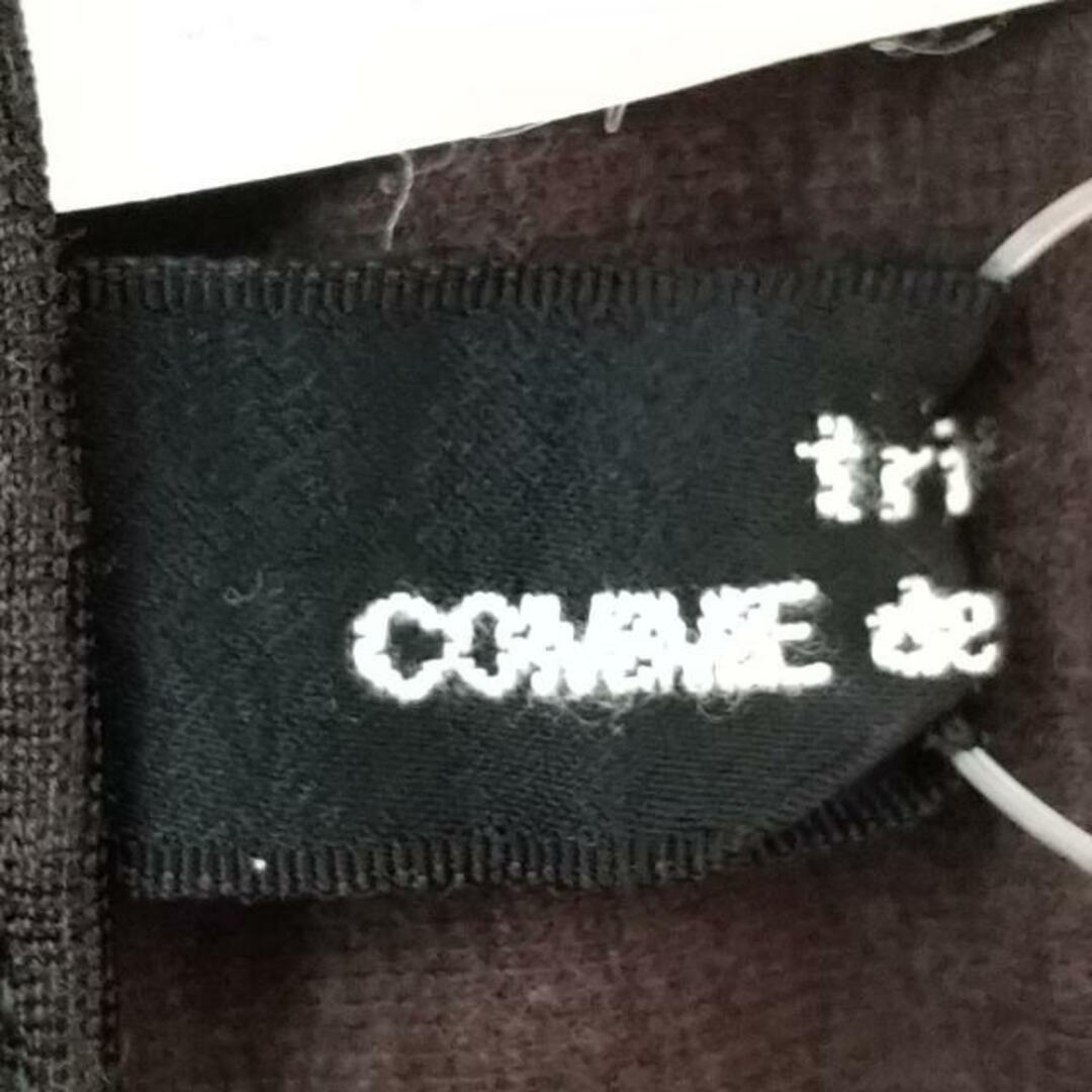 tricot COMMEdesGARCONS(トリココムデギャルソン) ミニスカート レディース美品  - 黒 綿、ナイロン レディースのスカート(ミニスカート)の商品写真