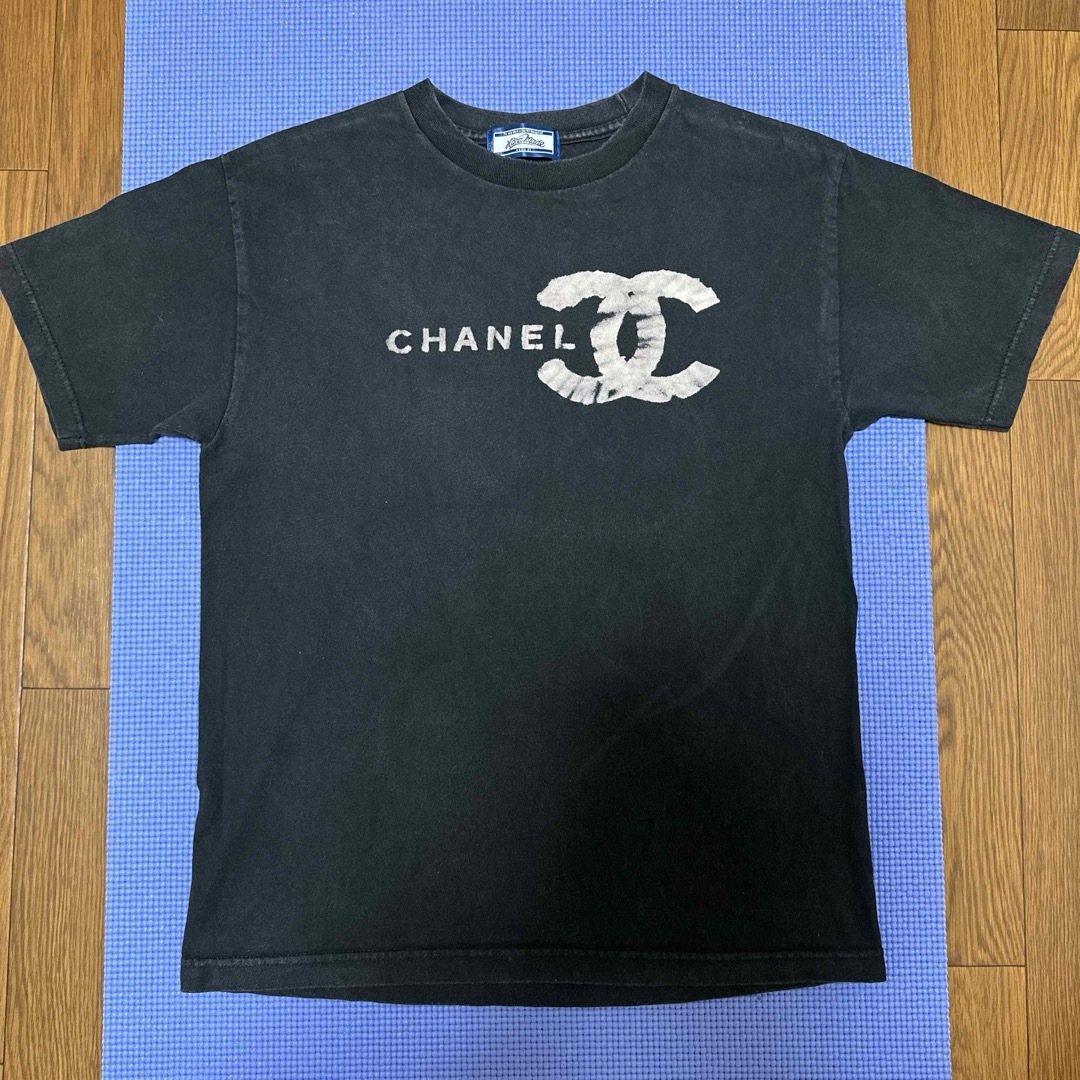 CHANEL(シャネル)の一点物 シャネルロゴ ヴィンテージ デッドストック レア メンズのトップス(Tシャツ/カットソー(半袖/袖なし))の商品写真