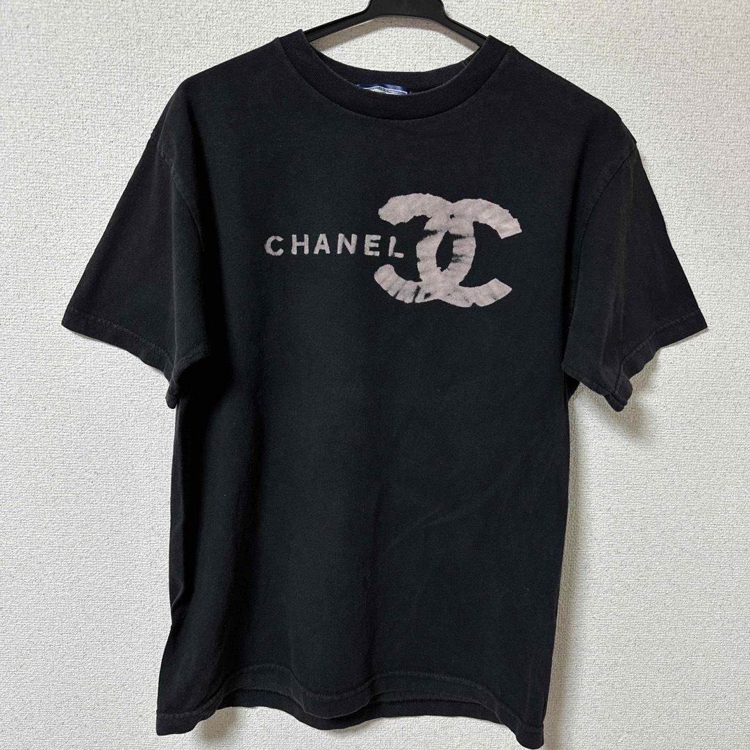 CHANEL(シャネル)の一点物 シャネルロゴ ヴィンテージ デッドストック レア メンズのトップス(Tシャツ/カットソー(半袖/袖なし))の商品写真