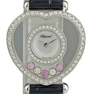 ショパール(Chopard)のショパール ハッピーダイヤモンド ハート 20/4516 クォーツ レディース 【中古】(腕時計)