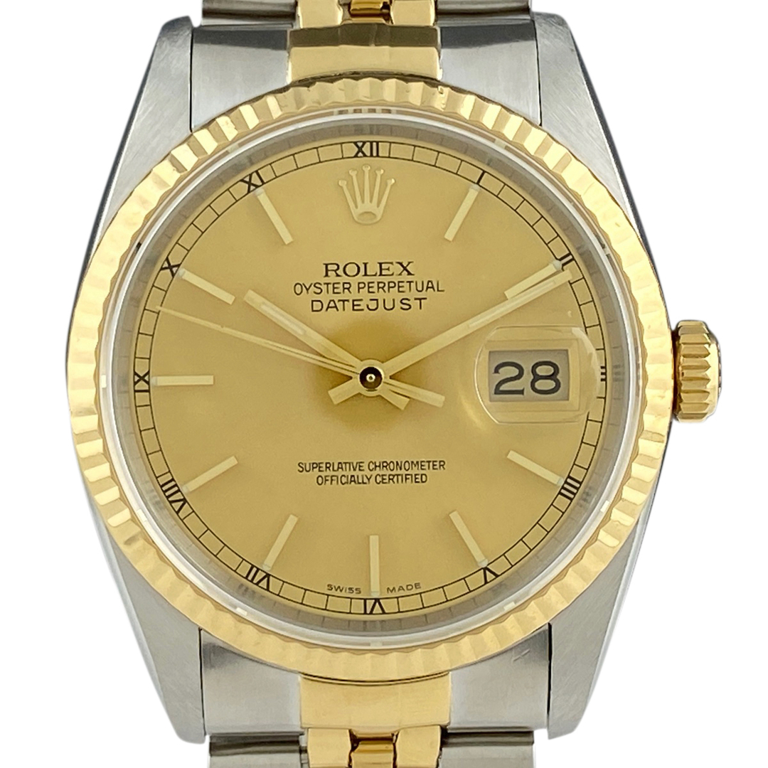 ROLEX(ロレックス)のロレックス デイトジャスト 16233 自動巻き メンズ 【中古】 メンズの時計(腕時計(アナログ))の商品写真