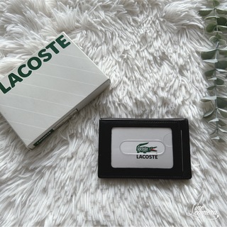 LACOSTE - 新品　未使用　LACOSTE  ラコステ　名刺入れ　定期入れ　カードケース