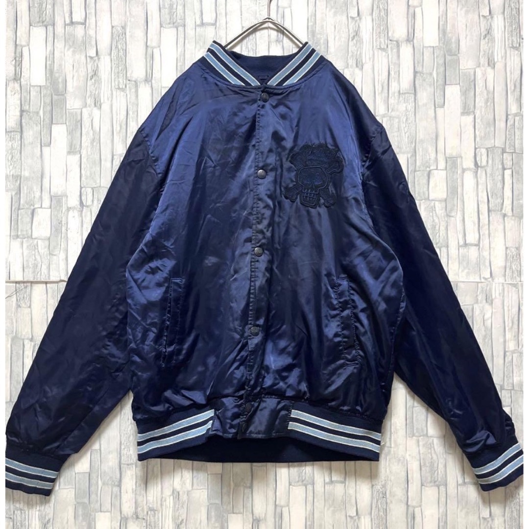 STUSSY - オールドステューシー ナイロン スタジャン スカジャン STUSSY - オールドステューシー ナイロン スタジャン スカジャン