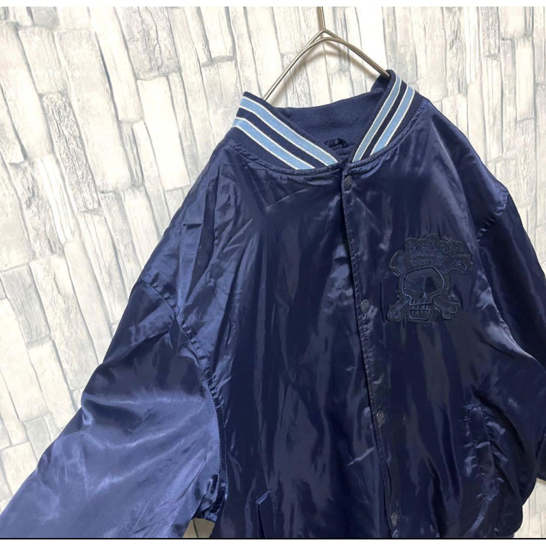 STUSSY - オールドステューシー ナイロン スタジャン スカジャン STUSSY - オールドステューシー ナイロン スタジャン スカジャン