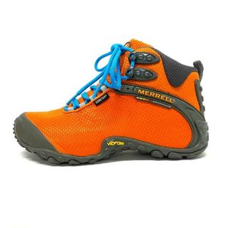 メレル(MERRELL)のMERRELL(メレル) スニーカー レディース - オレンジ×グレー×マルチ メッシュ 化学繊維×ラバー (スニーカー)