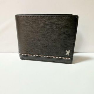 ダックス(DAKS)のダックス 札入れ新品同様  - 黒 レザー(財布)