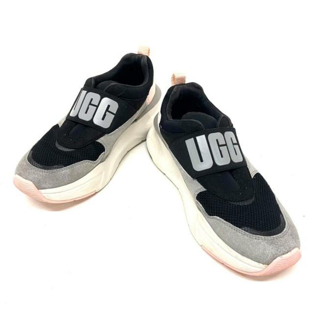 UGG(アグ)のUGG(アグ) スニーカー レディース 黒×グレー×マルチ 化学繊維 レディースの靴/シューズ(スニーカー)の商品写真