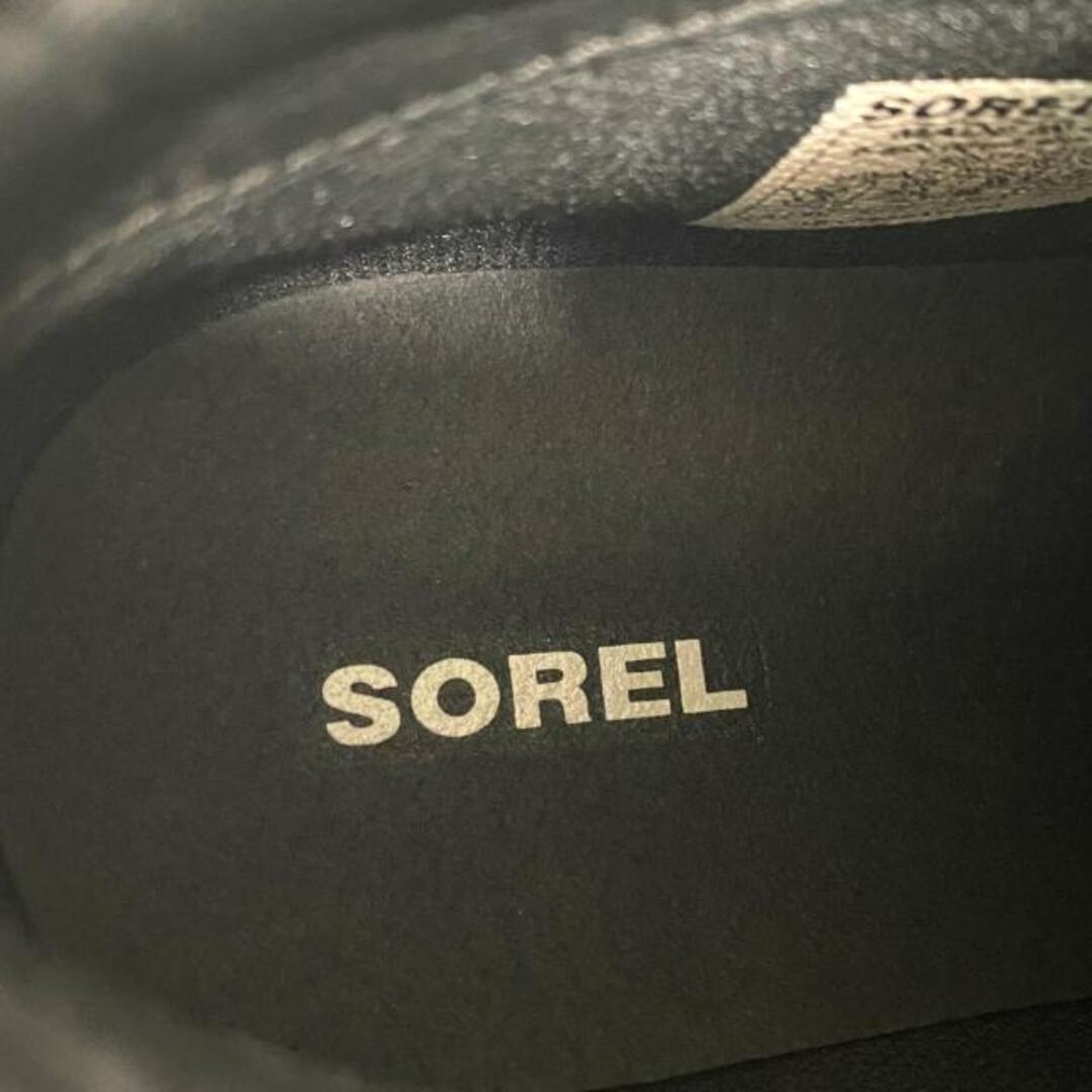 SOREL(ソレル)のSOREL(ソレル) ブーツ レディース 黒×レッド ワークブーツ ヌバック×レザー レディースの靴/シューズ(ブーツ)の商品写真
