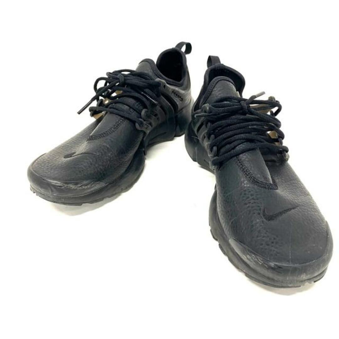 NIKE(ナイキ)のNIKE(ナイキ) スニーカー レディース W AIR PRESTO PRM 878071‐002 黒 レザー×化学繊維 レディースの靴/シューズ(スニーカー)の商品写真