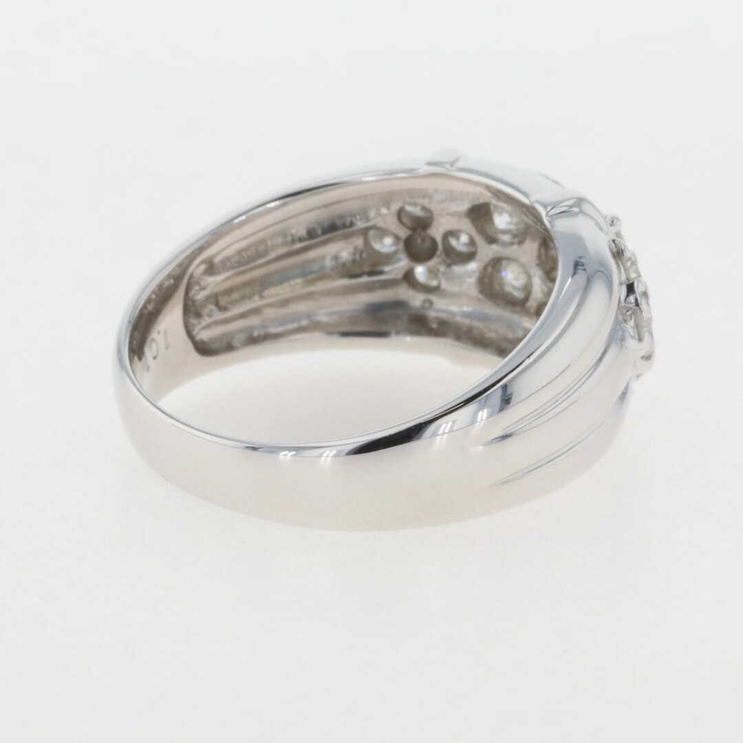 メレダイヤ デザインリング 14号 Pt850 【中古】 レディースのアクセサリー(リング(指輪))の商品写真