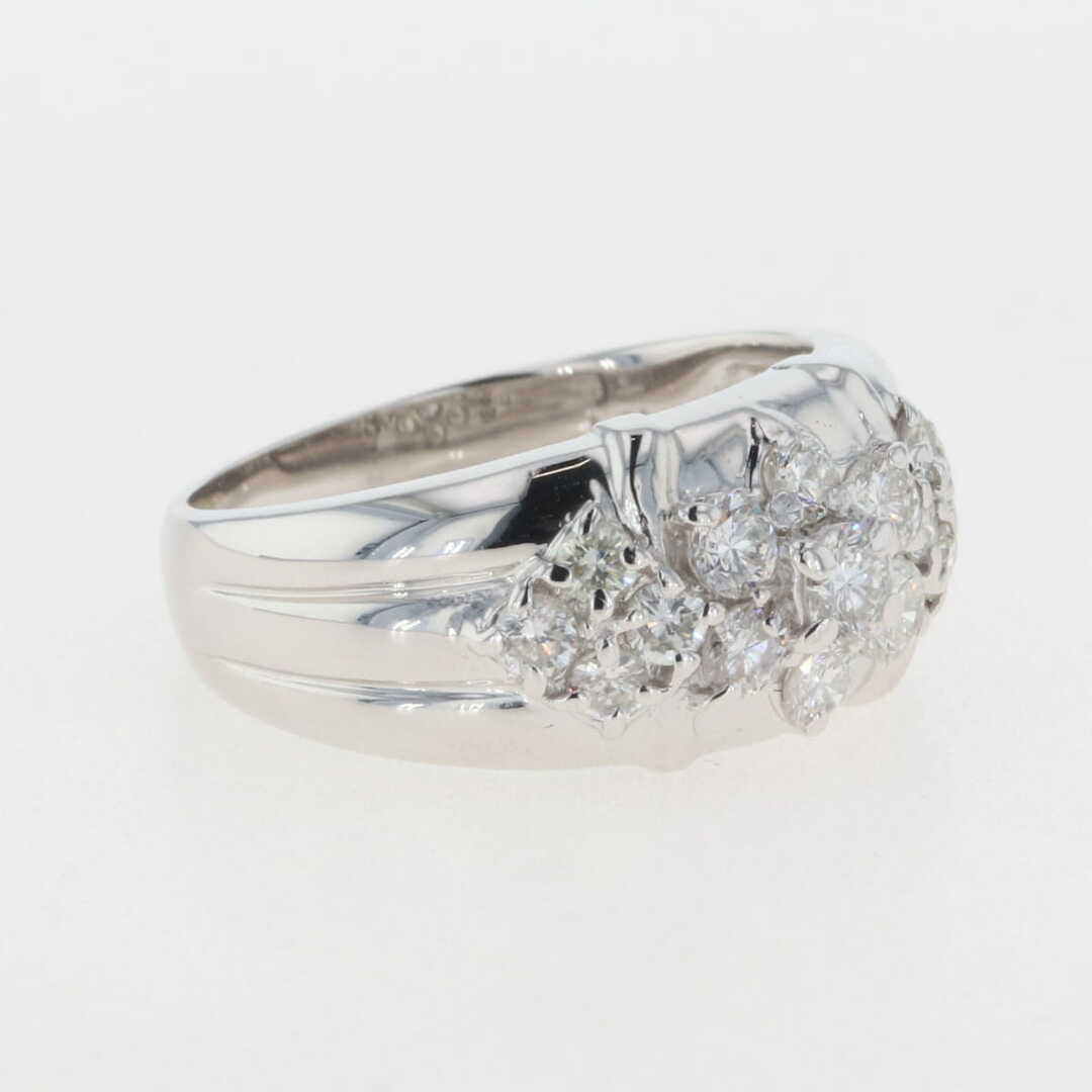 メレダイヤ デザインリング 14号 Pt850 【中古】 レディースのアクセサリー(リング(指輪))の商品写真