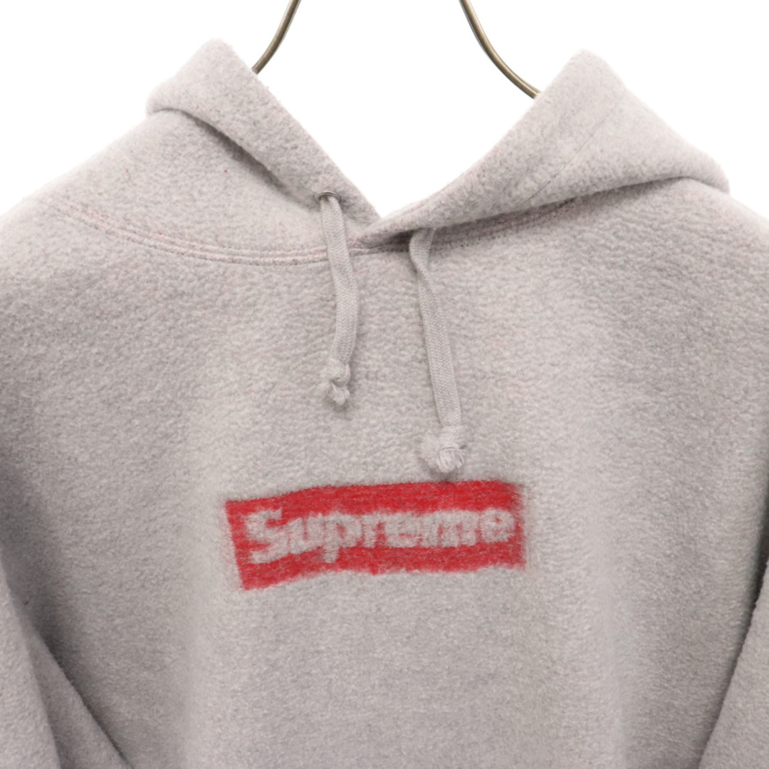 Supreme(シュプリーム)のSUPREME シュプリーム 23SS Inside Out Box Logo Hooded Sweatshirt インサイドアウトボックスロゴプルオーバーパーカー グレー/レッド メンズのトップス(パーカー)の商品写真