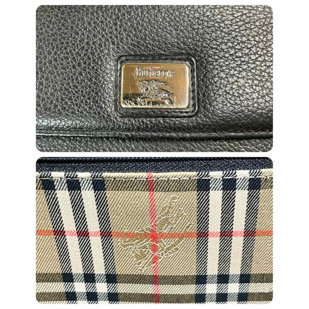 BURBERRY(バーバリー)の美品　バーバリー　ショルダーバッグ　2way ノバチェック　シャドーホース　黒 レディースのバッグ(ショルダーバッグ)の商品写真