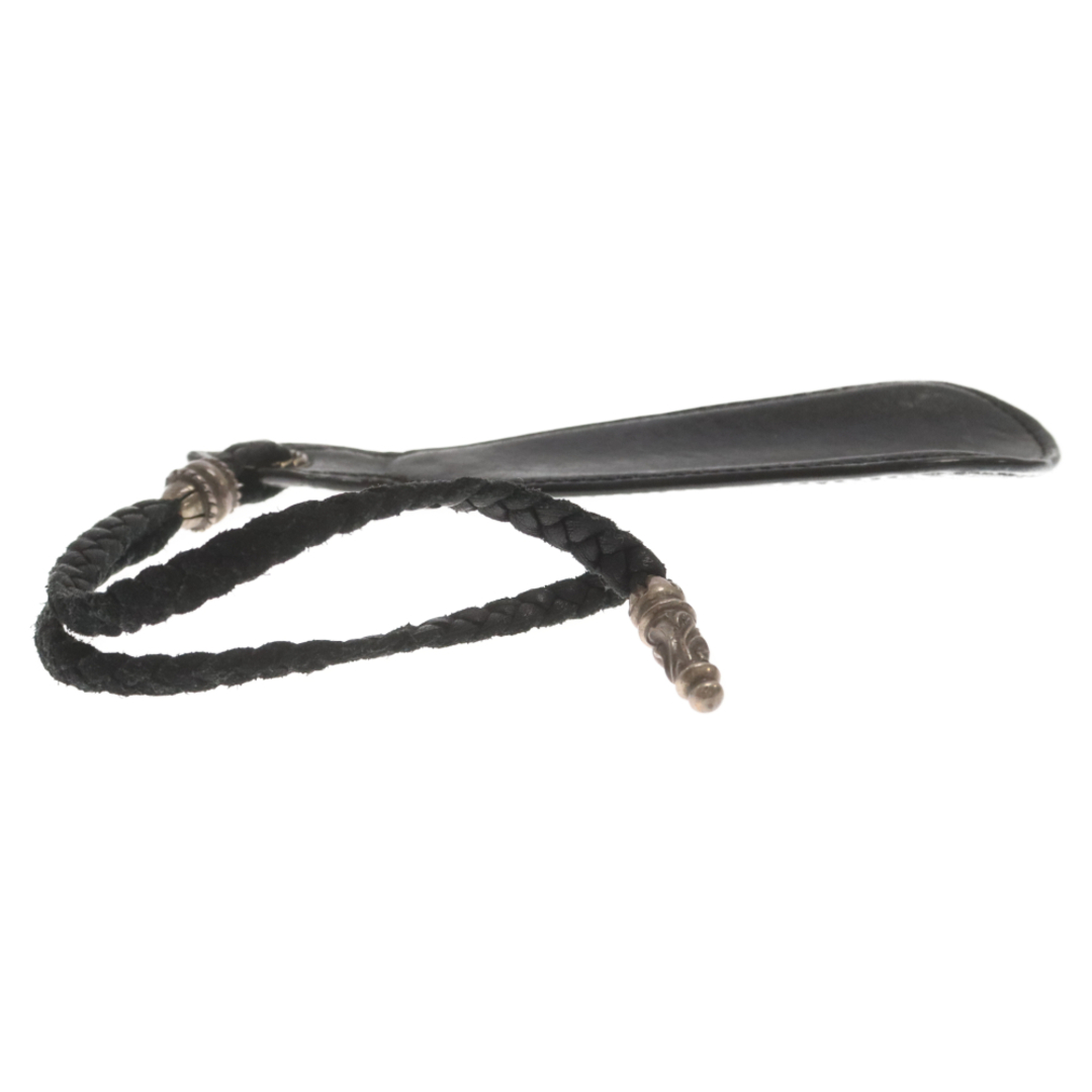 Chrome Hearts(クロムハーツ)のCHROME HEARTS クロムハーツ SHOE HORN シューホーン レザー 靴ベラ ブラック メンズのアクセサリー(その他)の商品写真