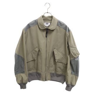 ジュンヤワタナベコムデギャルソン(JUNYA WATANABE COMME des GARCONS)のJUNYA WATANABE COMME des GARCONS ジュンヤワタナベ コムデギャルソン 23SS ×karrimor Panel Bomber Jacket ×カリマー パネルボンバージャケット ベージュ 2221-013(フライトジャケット)