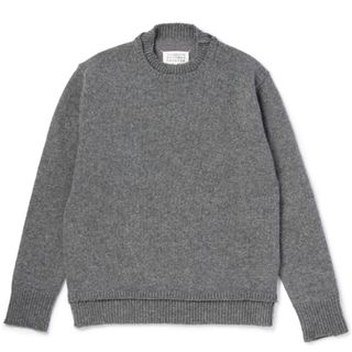 マルタンマルジェラ(Maison Martin Margiela)のメゾン マルジェラ/MAISON MARGIELA ニット メンズ セーター MEDIUM GREY SI1GP0001-S18064-860F _0410ff(ニット/セーター)