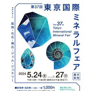 東京国際ミネラルフェア　2名様　招待券　新宿住友ビル三角広場(その他)