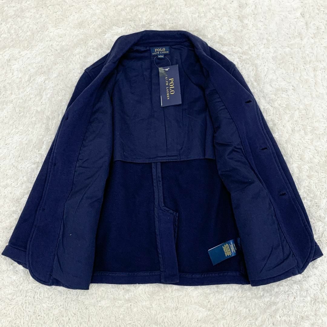 POLO RALPH LAUREN(ポロラルフローレン)のタグ付き未使用ポロラルフローレン  S相当7 テーラードジャケット ネイビー ■ キッズ/ベビー/マタニティのキッズ服男の子用(90cm~)(ジャケット/上着)の商品写真