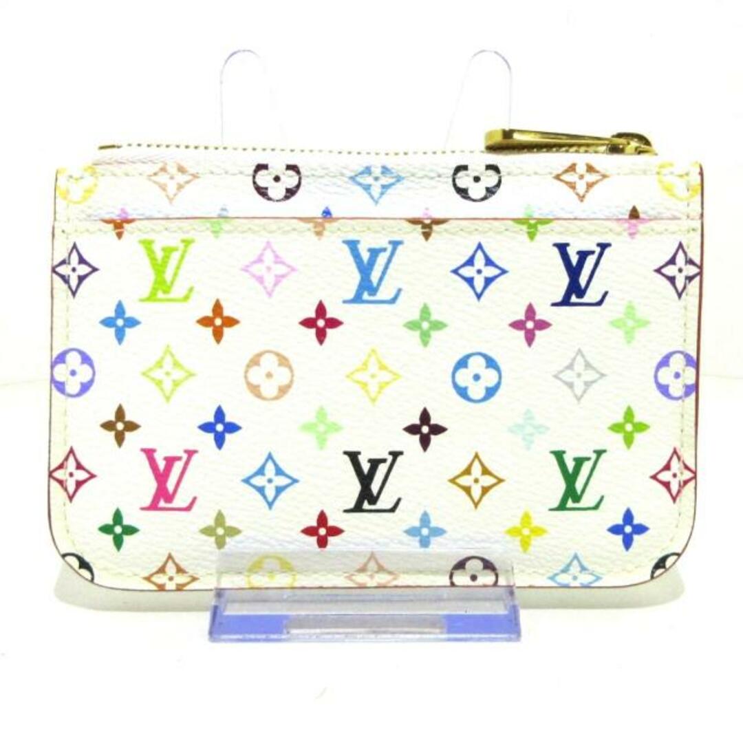 LOUIS VUITTON(ルイヴィトン)のLOUIS VUITTON(ルイヴィトン) コインケース モノグラムマルチカラー美品  ポシェット・クレ M93733 レザン モノグラム・マルチカラー キャンバス レディースのファッション小物(コインケース)の商品写真