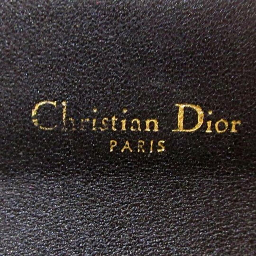 Christian Dior(クリスチャンディオール)のDIOR/ChristianDior(ディオール/クリスチャンディオール) 3つ折り財布 サドルロータスウォレット 黒 レザー レディースのファッション小物(財布)の商品写真