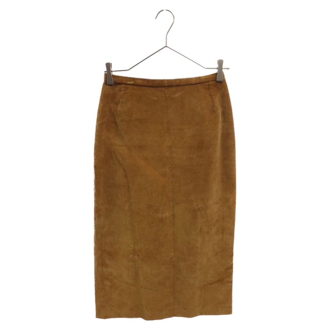 DOLCE&GABBANA(ドルチェアンドガッバーナ)のDOLCE & GABBANA ドルチェアンドガッバーナ コーデュロイ バックスリット スカート レディース ブラウン 6306 レディースのスカート(ひざ丈スカート)の商品写真