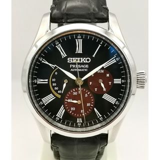 セイコー(SEIKO)の超美品 SEIKO SARW045 プレサージュ 漆・白檀塗限定 自動巻き 時計(腕時計(アナログ))