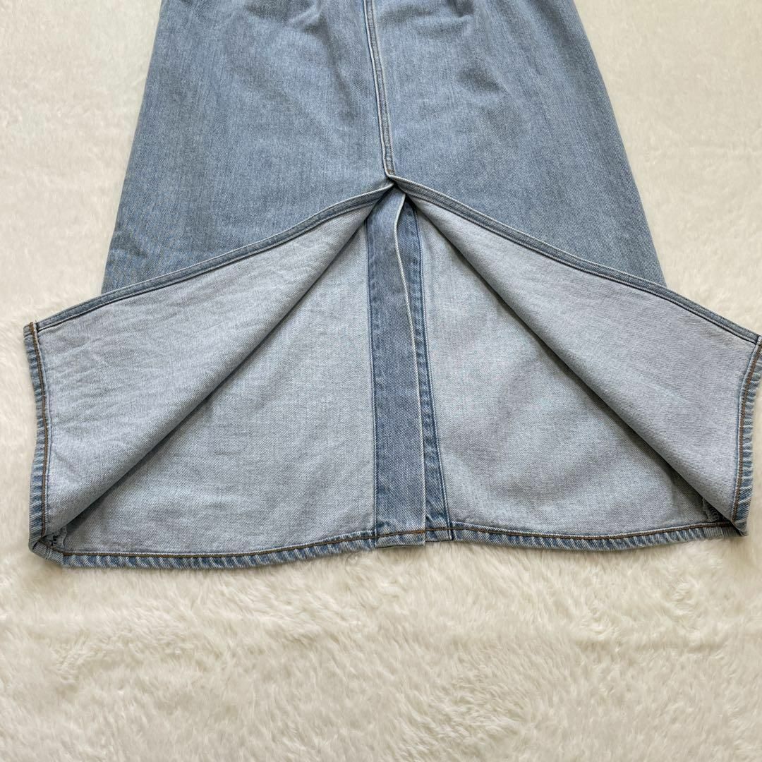 MACPHEE(マカフィー)のママカフィー　トゥモローランド  デニム　スリット　ロングスカート　日本製 レディースのスカート(ロングスカート)の商品写真