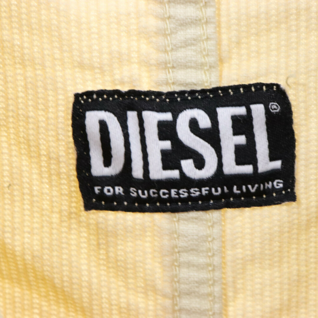 DIESEL(ディーゼル)のDIESEL ディーゼル S-LYNE ジップアップ スナップボタンポケット コーデュロイ ジャケット ベージュ A03540-0CFAB-7DV メンズのジャケット/アウター(フライトジャケット)の商品写真