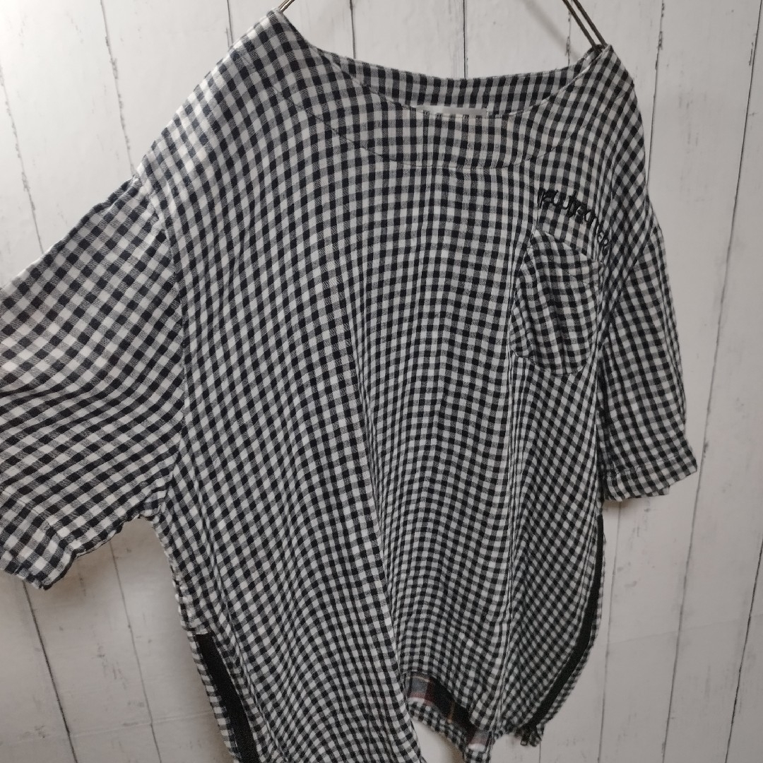 PARADOX(パラドックス)の【PARADOX】Side Zip Plaid Pullover メンズのトップス(Tシャツ/カットソー(半袖/袖なし))の商品写真