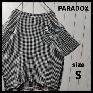 パラドックス(PARADOX)の【PARADOX】Side Zip Plaid Pullover(Tシャツ/カットソー(半袖/袖なし))