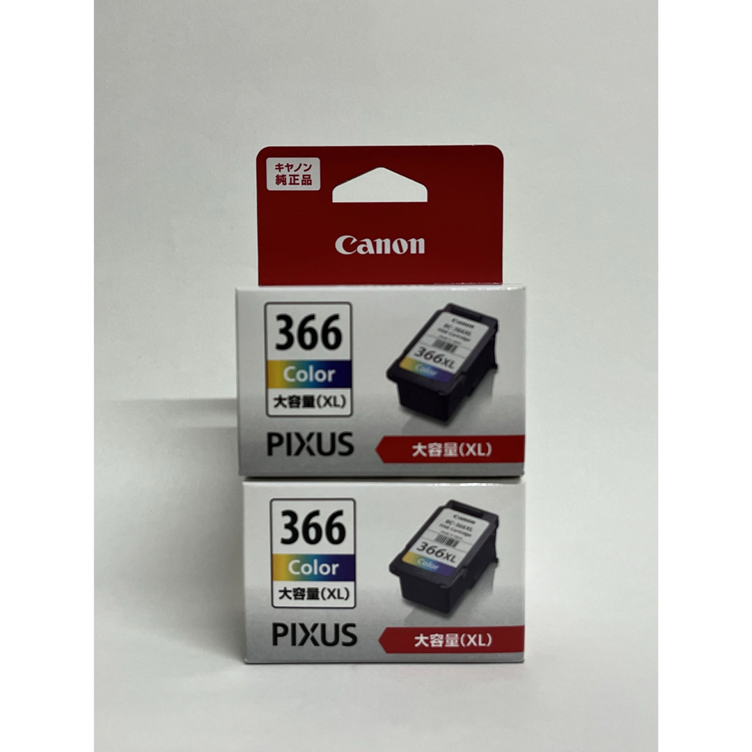 Canon(キヤノン)のキャノン FINEカートリッジ　BC-366XL  3色カラー 2個 スマホ/家電/カメラのスマホ/家電/カメラ その他(その他)の商品写真