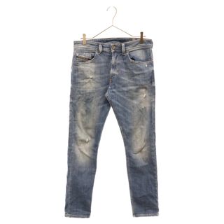 ディーゼル(DIESEL)のDIESEL ディーゼル THOMMER-T ダメージ加工 ジョグ ジーンズ ストレッチデニム パンツ ライトブルー(デニム/ジーンズ)